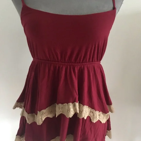 Charlotte Russe ruffle tank. - Picture 5 of 10